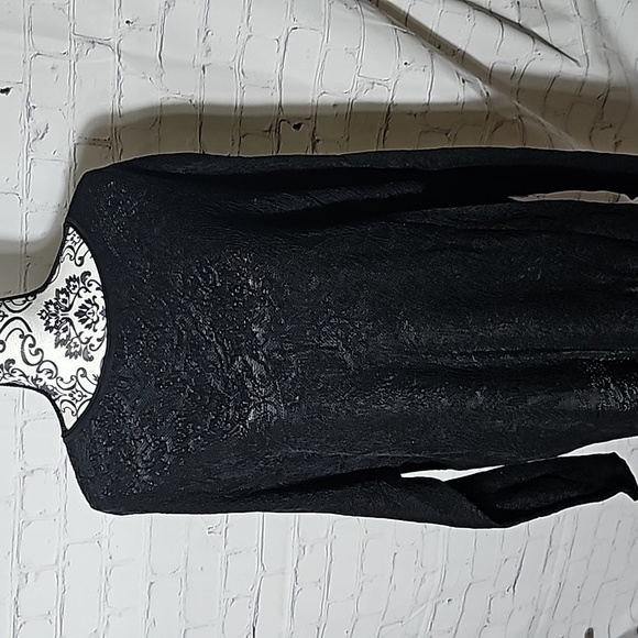 Peruvian Connection Pima cotton black long sweater sz med/large WT35 - Picture 1 of 7